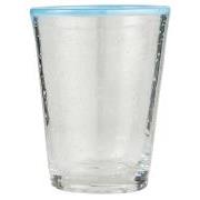 Drikkeglas m/aqua kant mundblæst tykkelse og vægt på glasset vil variere