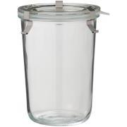 Opbevaringsglas m/glaslåg og metalclips, 500 ml