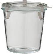 Opbevaringsglas m/glaslåg og metalclips, 750 ml