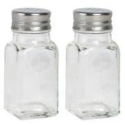 Salt/peberstrøer i glas