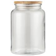 Glass jar w/wooden lid 3000 ml