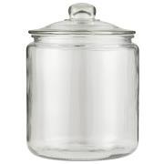 Glass jar w/glass lid and rubber ring, 4000 ml