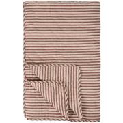Quilt sand m/dusty plum striber