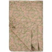 Quilt m/grønt og rosa paisleymønster