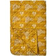 Quilt mustard m/paisleymønster