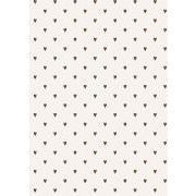 Papirrulle brune hjerter 5 m/rulle