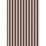 Papirrulle brune striber tekstil-look 5 m/rulle