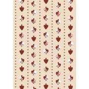 Paper roll braided hearts 5 m/roll