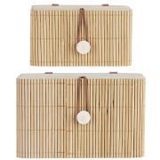 Box set of 2 w/bamboo lid