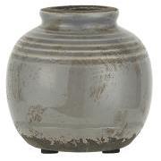 Vase mini Yrsa w/grooves crackled surface