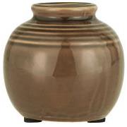 Vase mini  Yrsa m/riller krakeleret glasur
