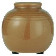 Vase mini  Yrsa m/riller krakeleret glasur