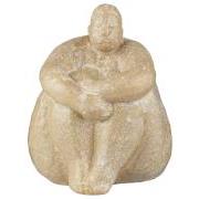 Figurine Femina arms around knees