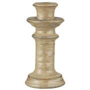Candle holder f/2.2 cm candle Milan light brown