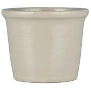 Pot Halfdan conical sand cold painted