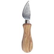 Cheese knife w/olive wood handle