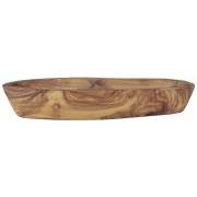 Bowl w/2 rooms olive wood