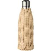 Termoflaske natur polyrattan håndflettet 500 ml