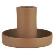 Candle holder f/1.3 cm candle brick colour