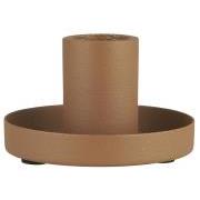 Candle holder f/2.2 cm candle brick colour