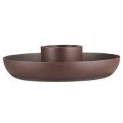 Candle holder f/candle Ø:3.8 brown
