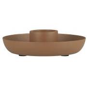 Candle holder f/3.8 cm candle brick colour
