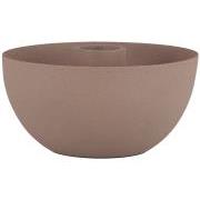 Candle holder f/dinner candle bowl-shaped malva