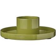 Stage t/3,8 cm lys blank olivengrøn