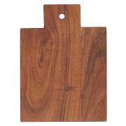Cutting board w/wide handle oiled acacia wood