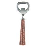 Bottle opener w/oiled acacia wood handle