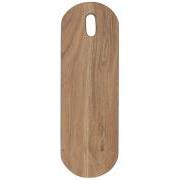 Tapas board oval w/oval hole acacia wood