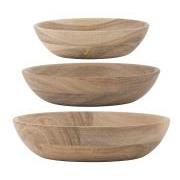 Bowl set of 3 acacia wood