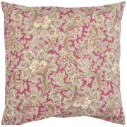 Cushion cover Alicia raspberry w/paisley pattern