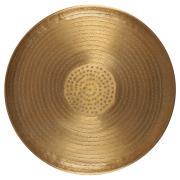 Bakke m/bladmønster antik messingfinish