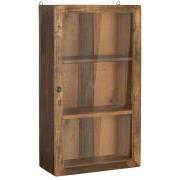 Wall cabinet w/2 shelves and glass door UNIQUE