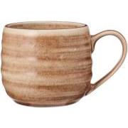 Krus m/hank Allinge brun/creme glasur 300 ml
