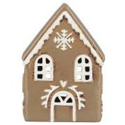 House f/tealight Stillenat Gingerbread snowflake