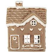 House f/tealight Stillenat Gingerbread square door