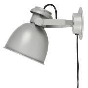 Væglampe grå ledning L:150 cm