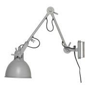 Lamp 2-arms f/wall mounting swivelable