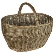 Shopping basket w/handle across
