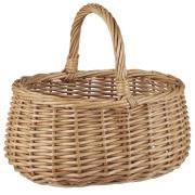 Basket w/handle across mini