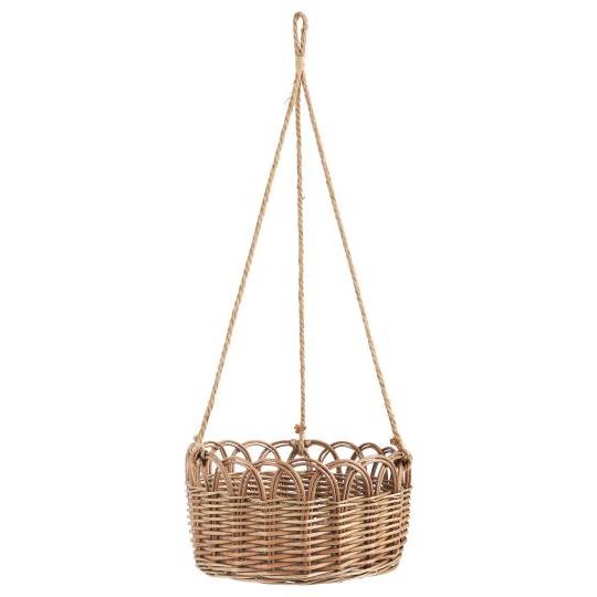 Hanging basket w/jute string