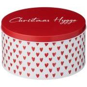 Dåse m/hjerter og Christmas Hygge My Nostalgic Christmas rund