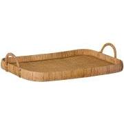 Bakke aflang m/flettet kant og fast bund kant H:4 cm