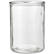Vase Hannah klart cylinderformet glas