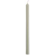 Taper candle dusty green Ø:1.3 H:20