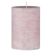 Rustic candle light pink Ø:7 H:10