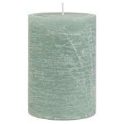 Rustic candle green Ø:7 H:10