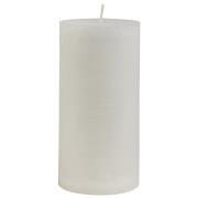 Rustic candle white Ø:7 H:14